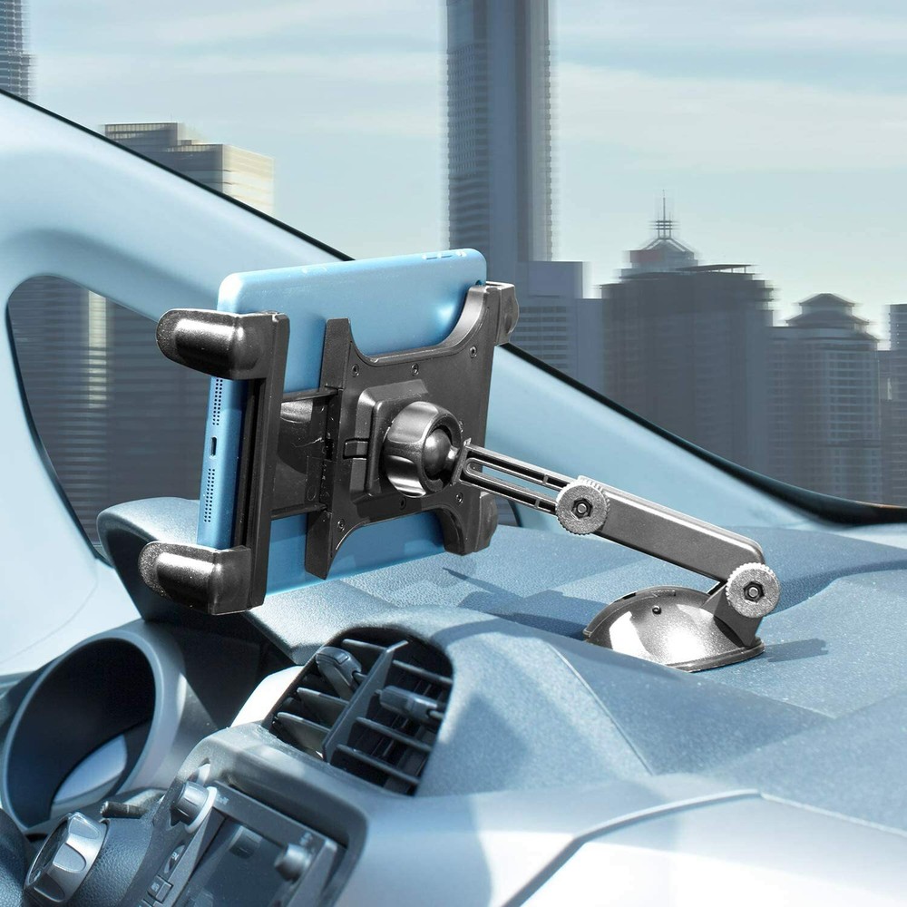 iBOLT Tabdock Slim Suction Cup Extender -Holder /Mount for Your Windshield , Das
