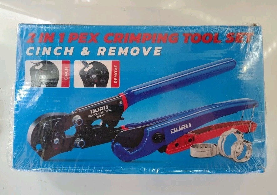2 IN 1 Pex Crimping Tool Cinch and Remove Combo Function Pex Pipe Crimp Tool ...