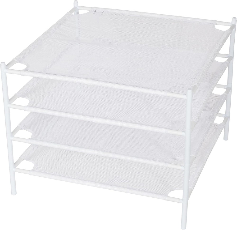 Sweater Drying Rack, 4 Tier Stackable Flat Drying Rack