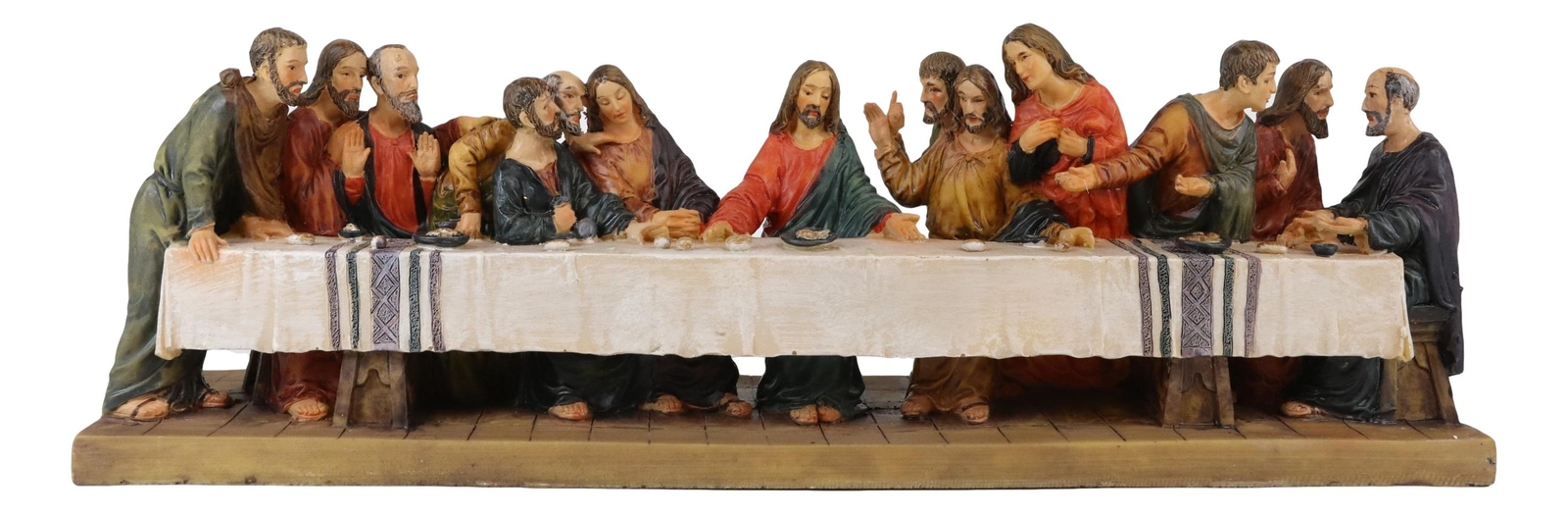 Ebros Da Vinci The Last Supper Of Jesus and Disciples Holy Communion Figurine