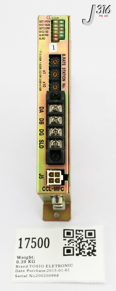 17500 YOSIO CC-LINK 2CH MFC REMOTE UNIT CONTROLLER CCL-MFC