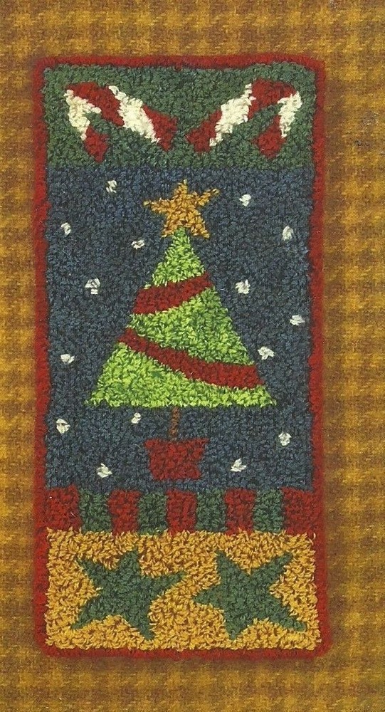 Lizzie Kate "Tall Tree" Punchneedle Embroidery Pattern
