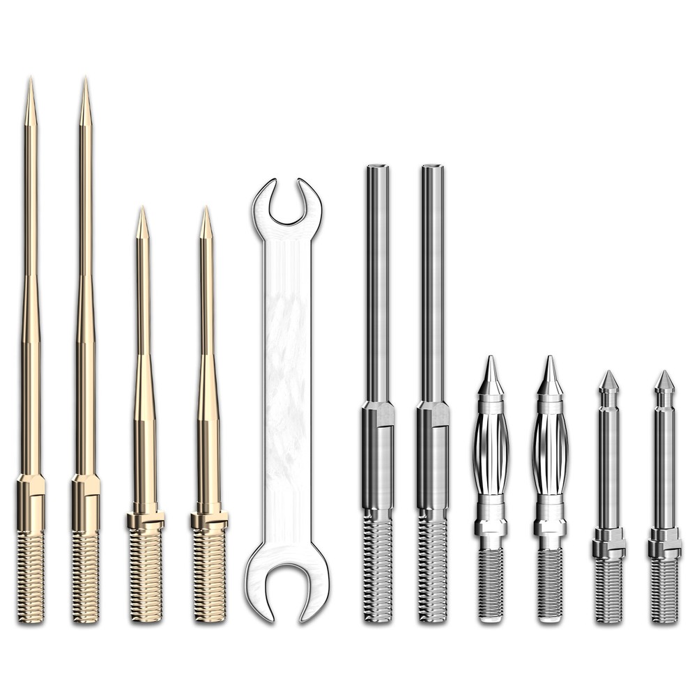 Silicone Multimeter Test Leads Kit 25PCS with Replaceable Gold-Plated Probe