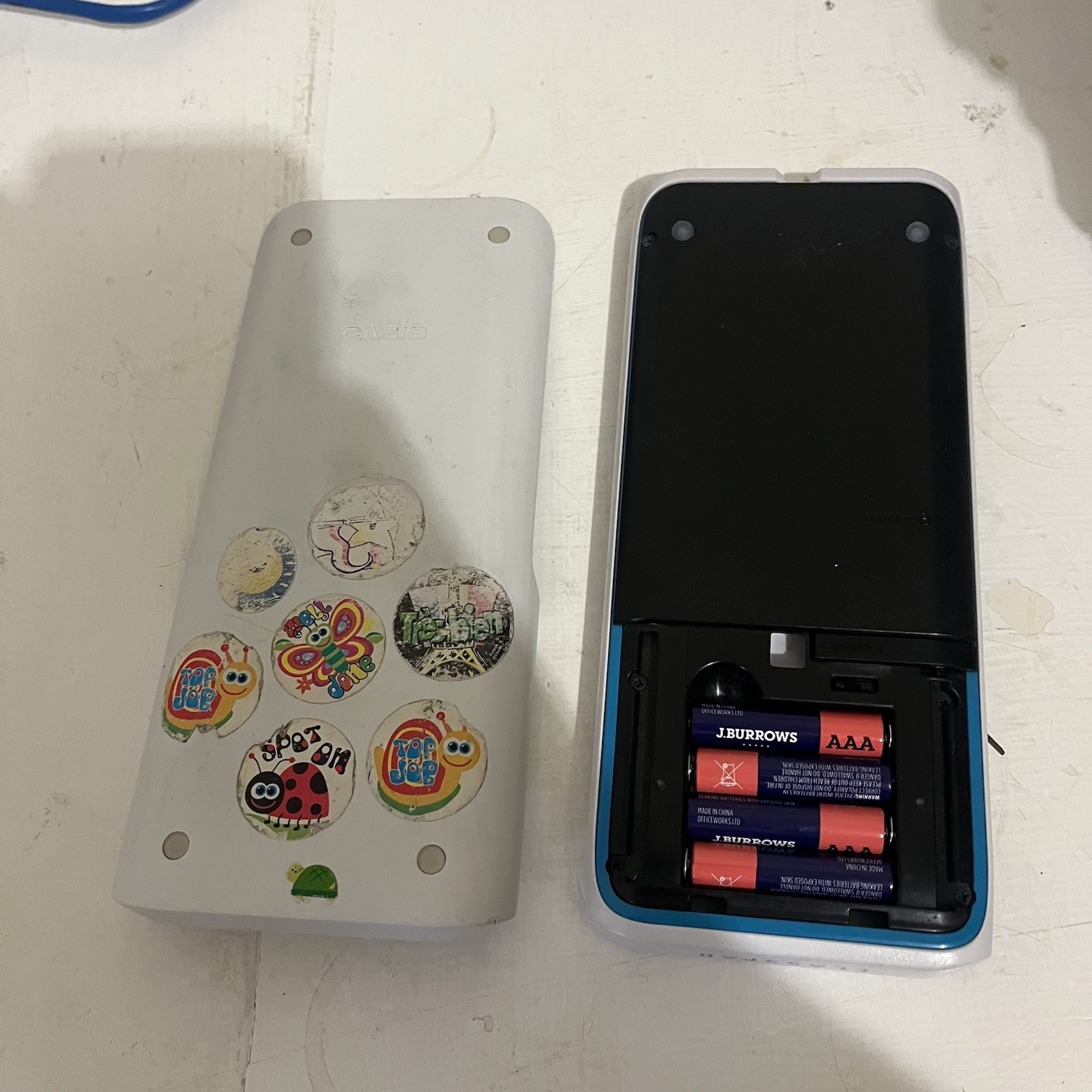 Casio Classpad II fx-CP400 Calculator Missing Battery Cover And Stylus