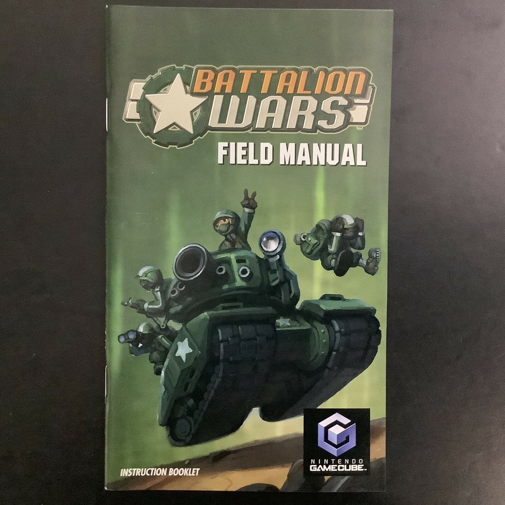 Batallion Wars Nintendo Gamecube Instruction Manual Only
