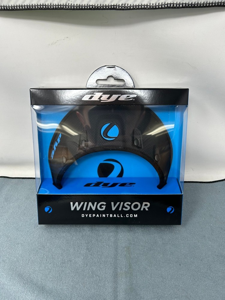 Dye Wing Visor - Black/Cyan