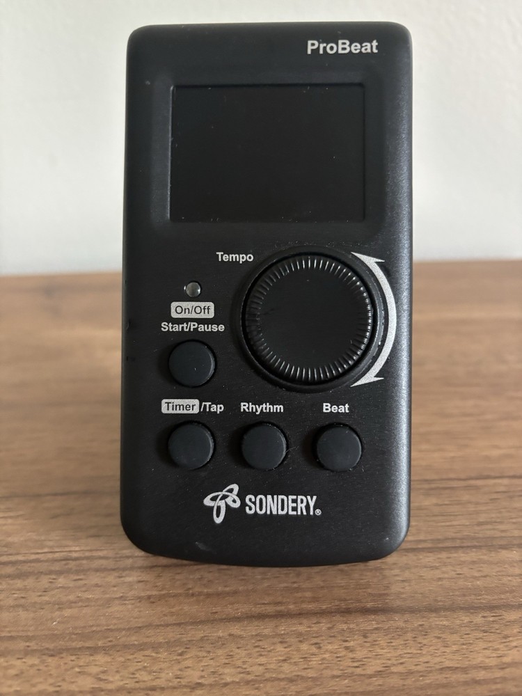 Sondery ProBeat Digital Metronome Vocal Counting Tap Tempo Function