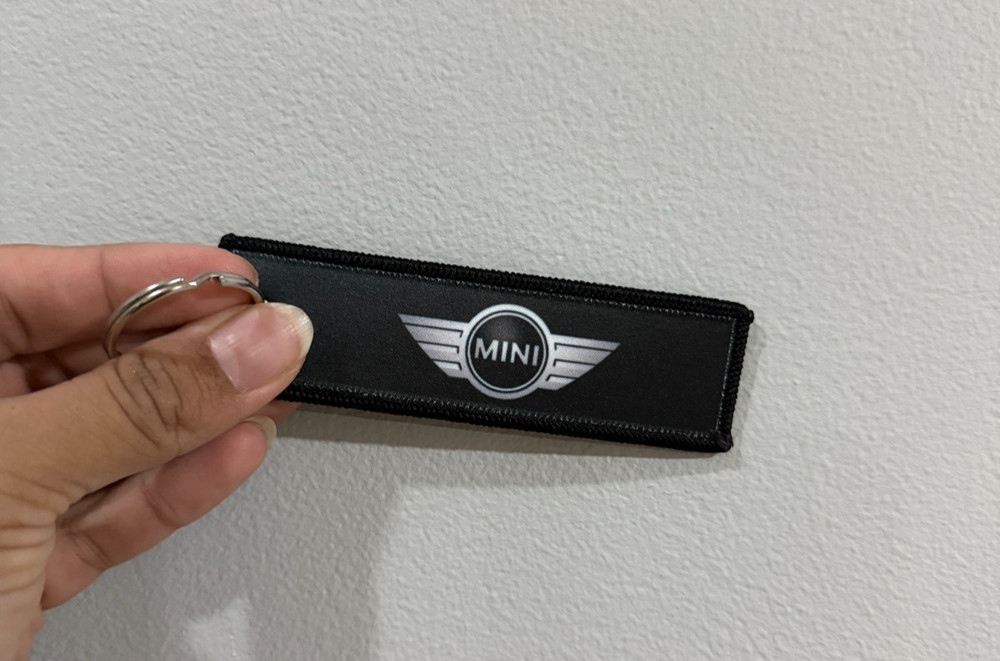 Mini Cooper Logo Jet tag keychain