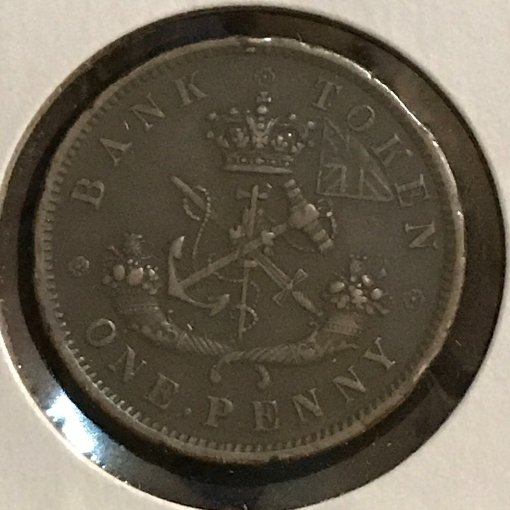 Canada Upper Penny KM TN3 XF 1854 Plain 4