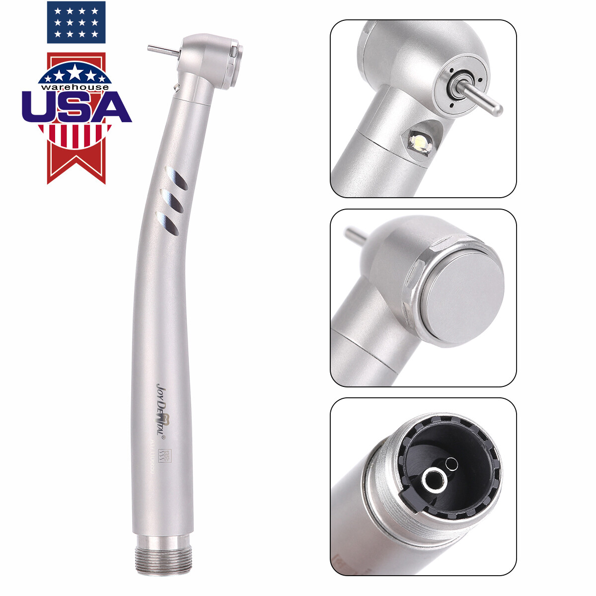 Dental Kit pieza de mano alta y baja velocidad turbina fibra óptico LED AZDENT