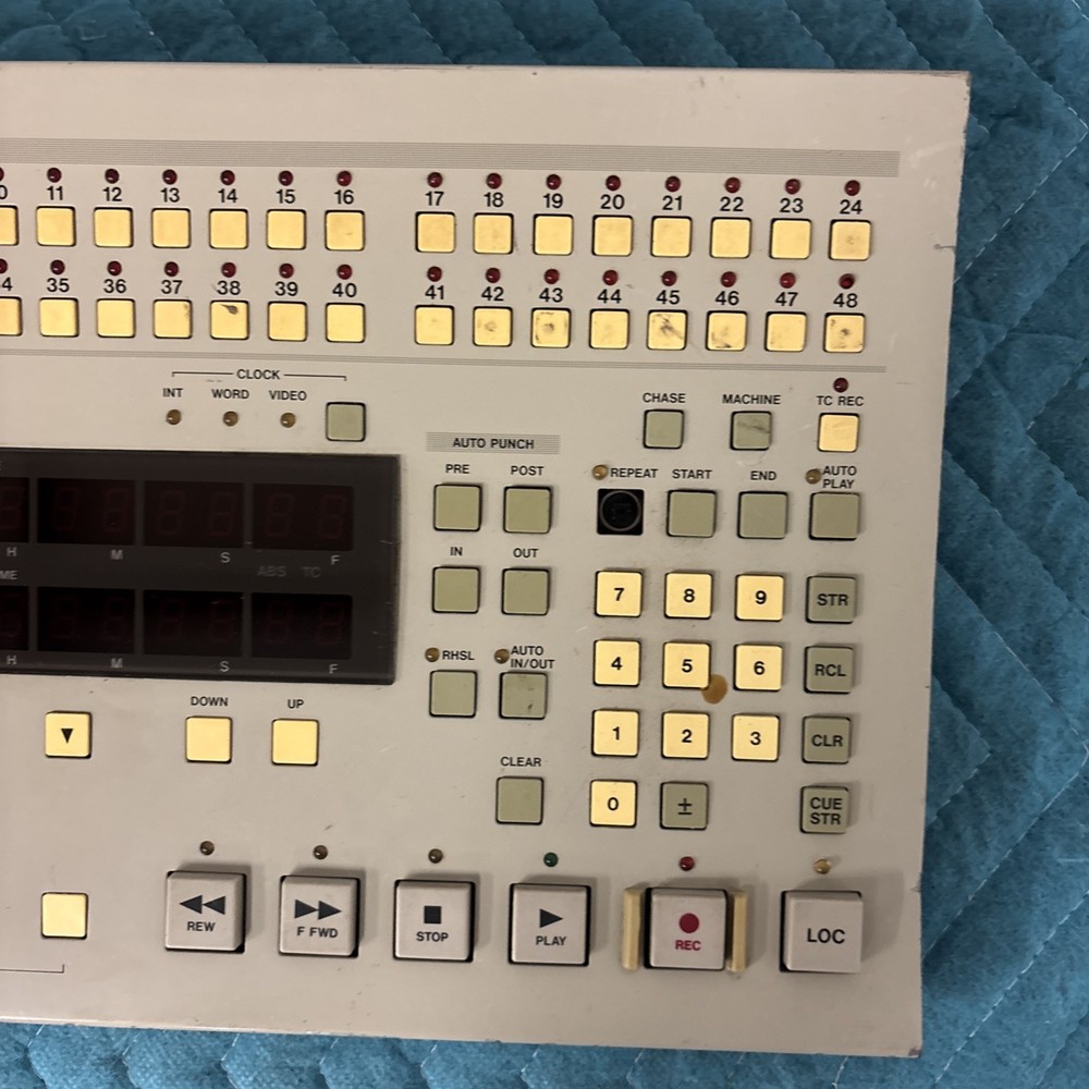 Tascam RC-848 Remote Control Unit NO CABLES UNTESTED AS IS CONDITION UNKNOWN