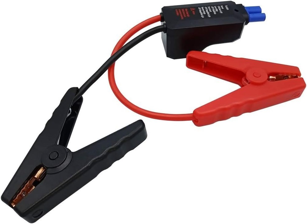 Replacement 12V Car Jump Starter Cable with Smart Clamps for EC-5 Interface