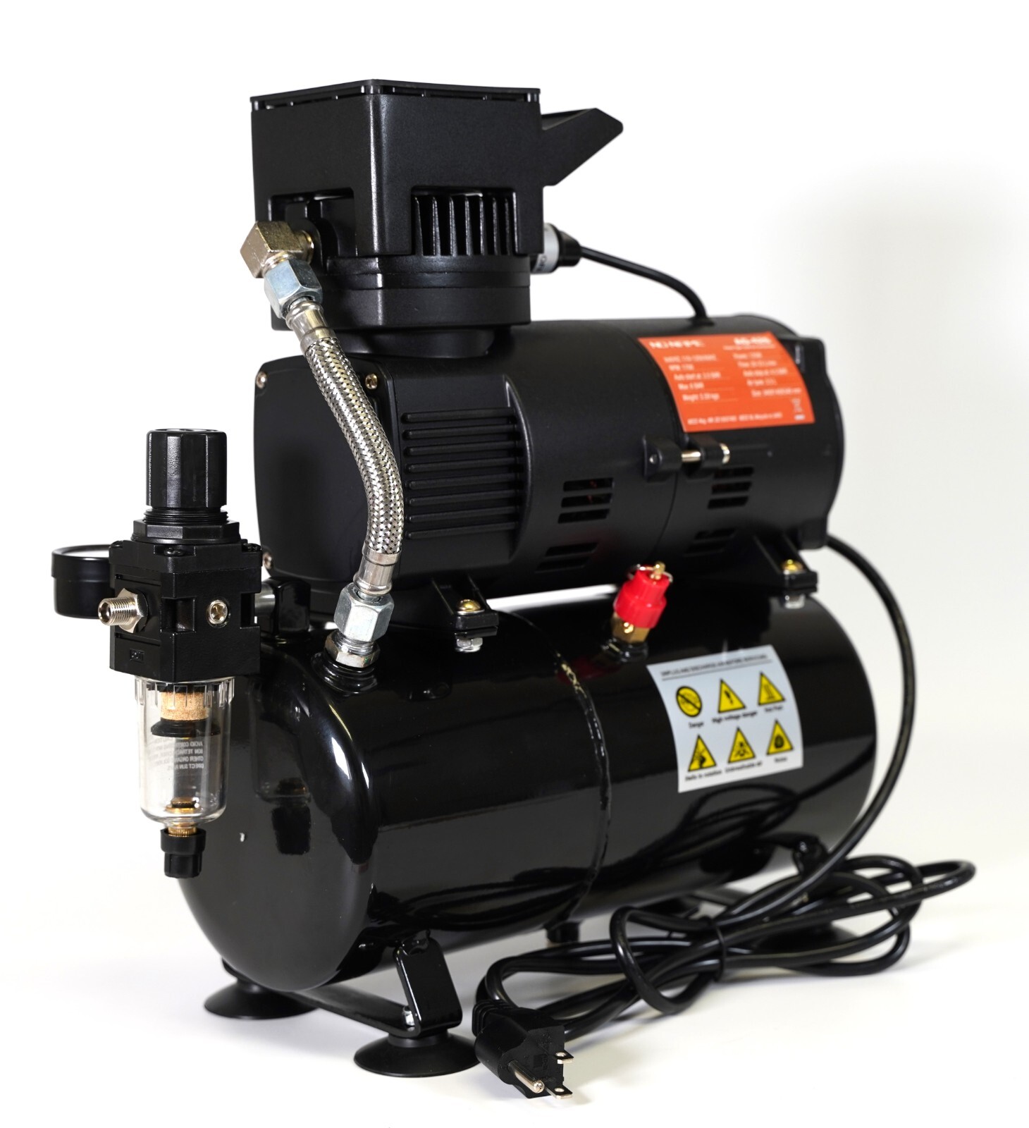 Cool Tooty Quiet Airbrush Compressor by NO-NAME Brand w/ air tank oilless design