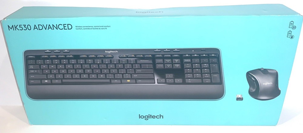 NEW IN BOX LOGITECH MK530 ADVANCED KEYBOARD AND MOUSE COMBO