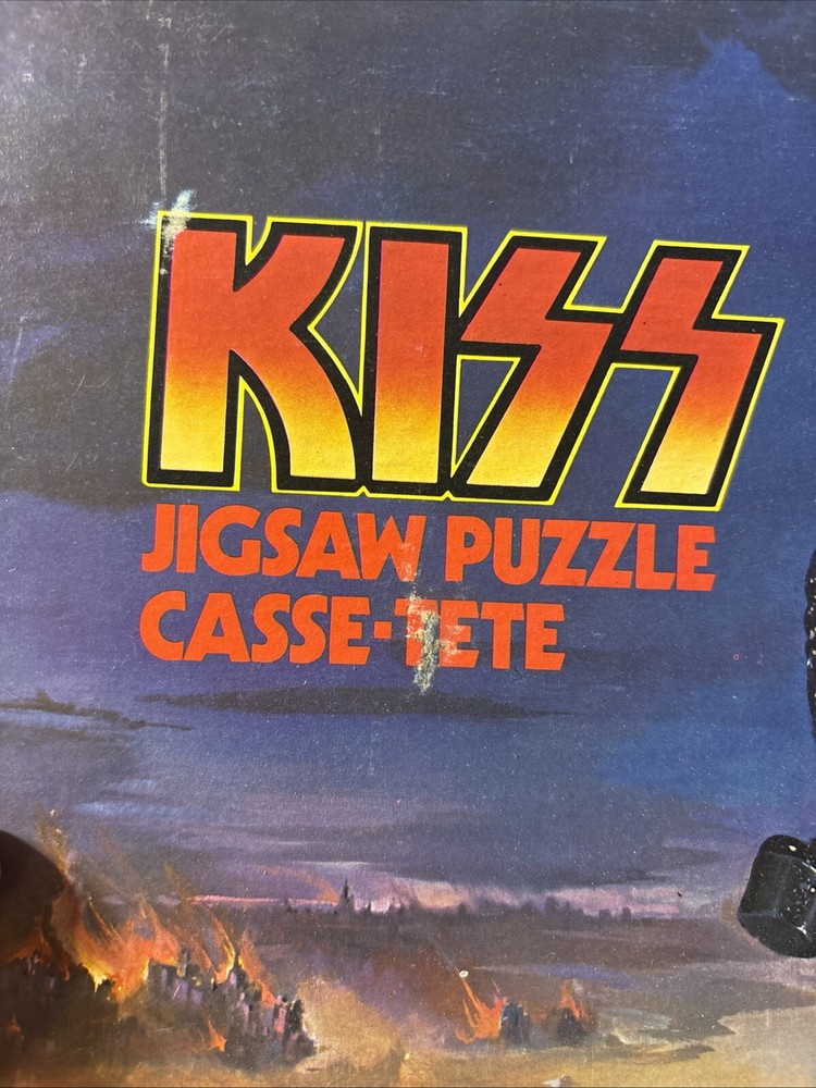 KISS Jigsaw Puzzle From 1977 Complete 200 Pieces