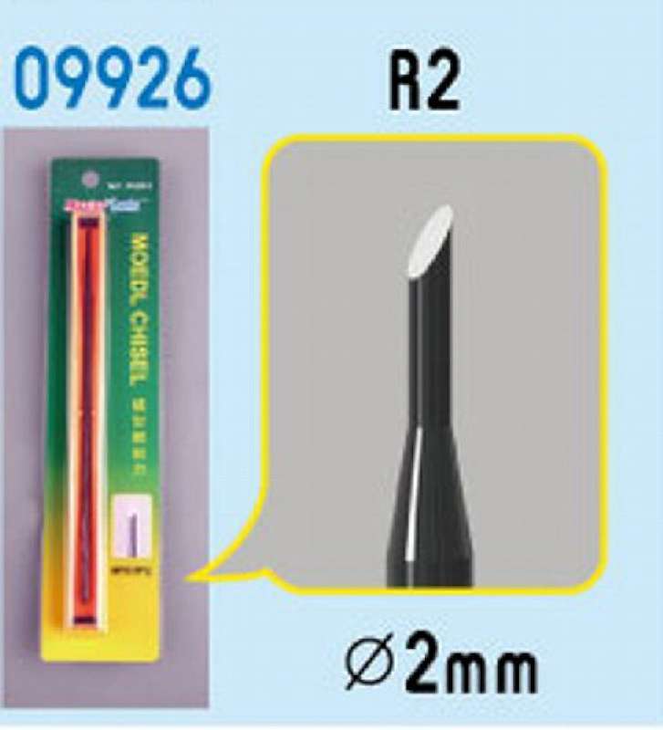 Model Micro Chisel 2mm Round Tip