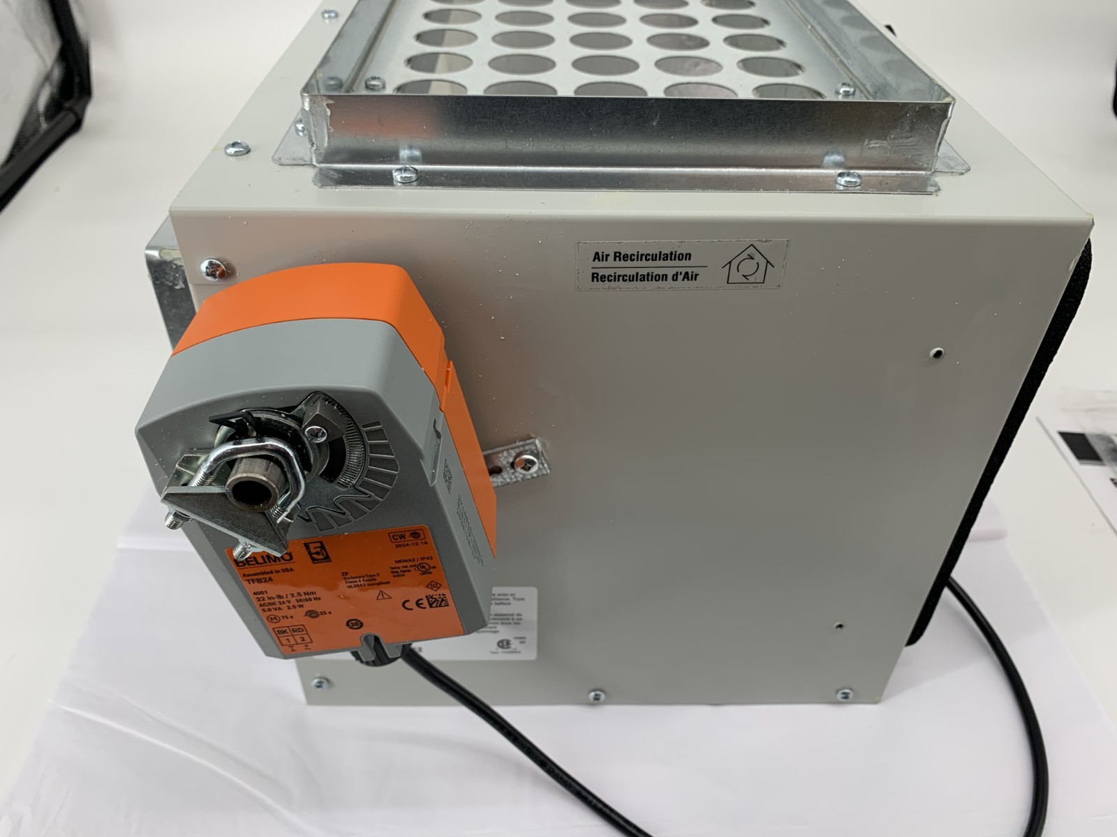 Fantech BPM0814 99300 8" x 14" 3-Way Heat Recovery Ventilator By-Pass Module 24V