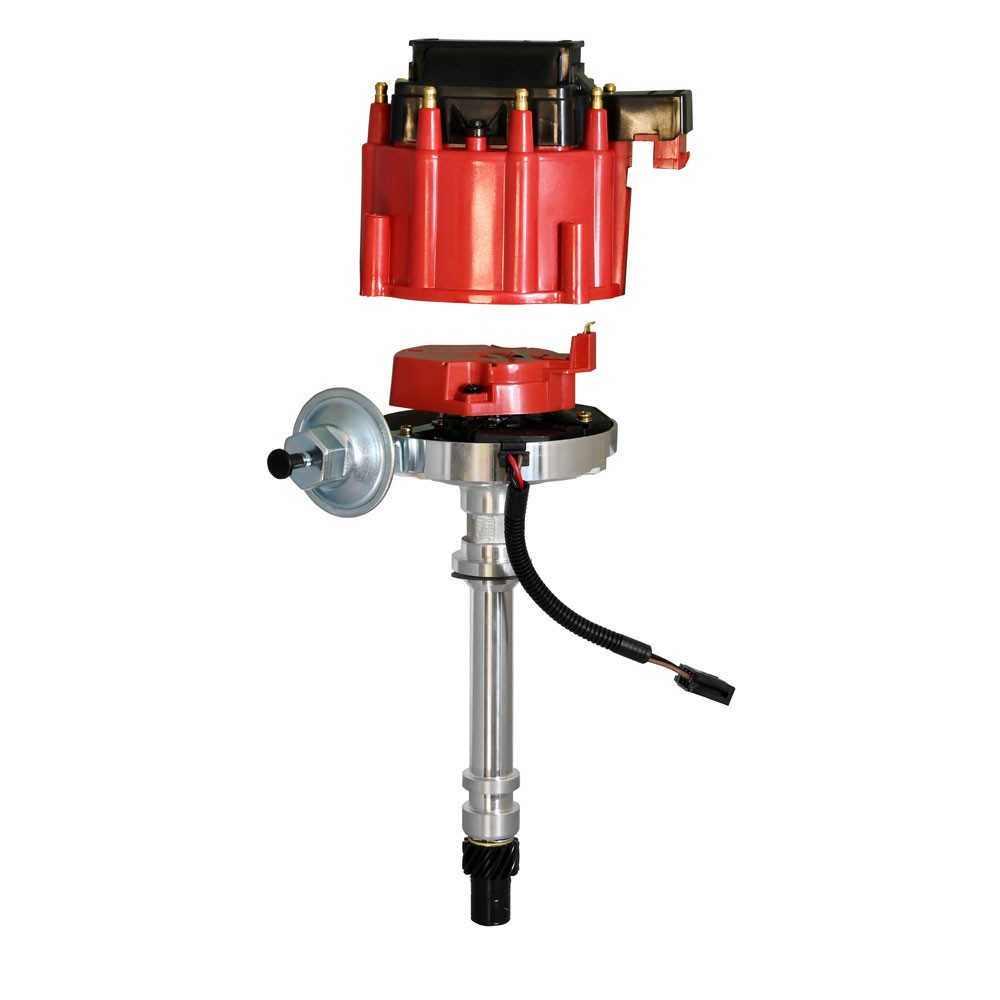 Pertronix Distributor D1061; Stock Look HEI Vacuum Advance for SBC, BBC