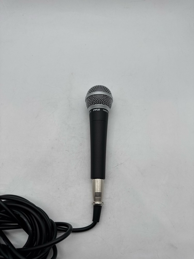 Pyle PDMIC58 Dynamic Cardioid Microphone XLR Cable 15ft Unidirectional Black