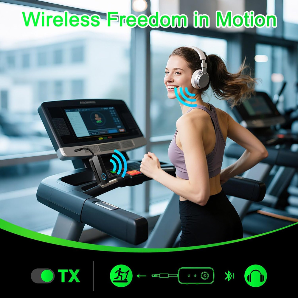 Premium Pro Bluetooth 5.4 Transmitter Receiver,Airplane Audio Adapter,Wireless T