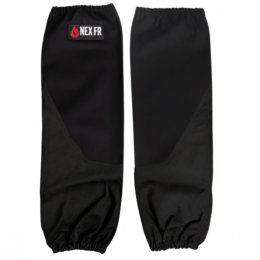 NEXFR Split Leather FR Welding Sleeves (Black)