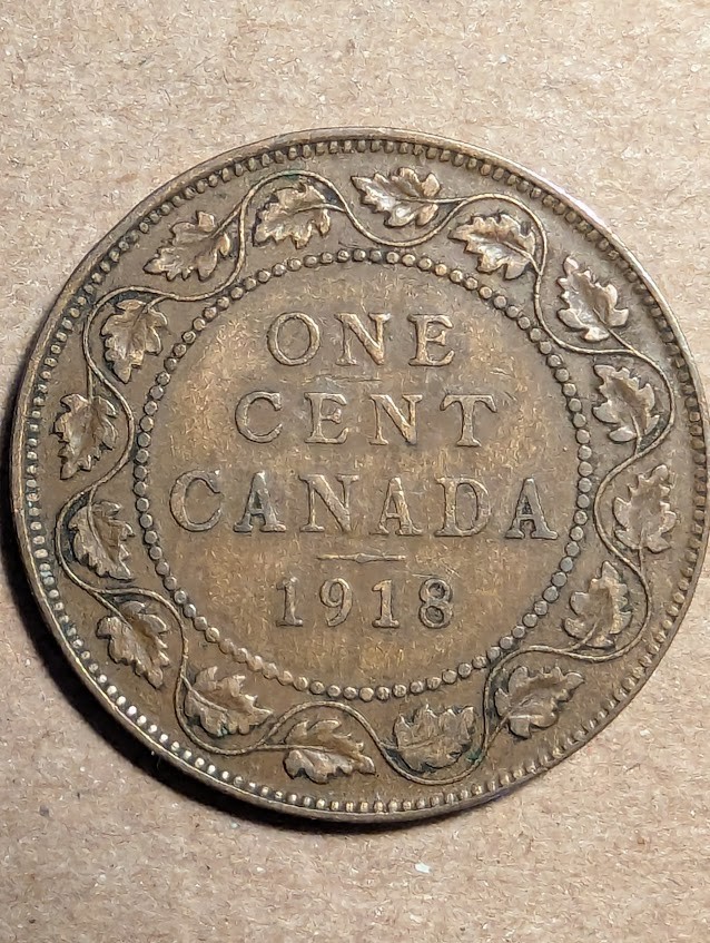 1918 Canada Large Cent