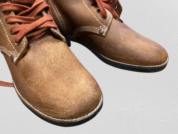 WWII US ARMY "ROUGHOUTS" COMBAT FIELD SERVICE SHOES