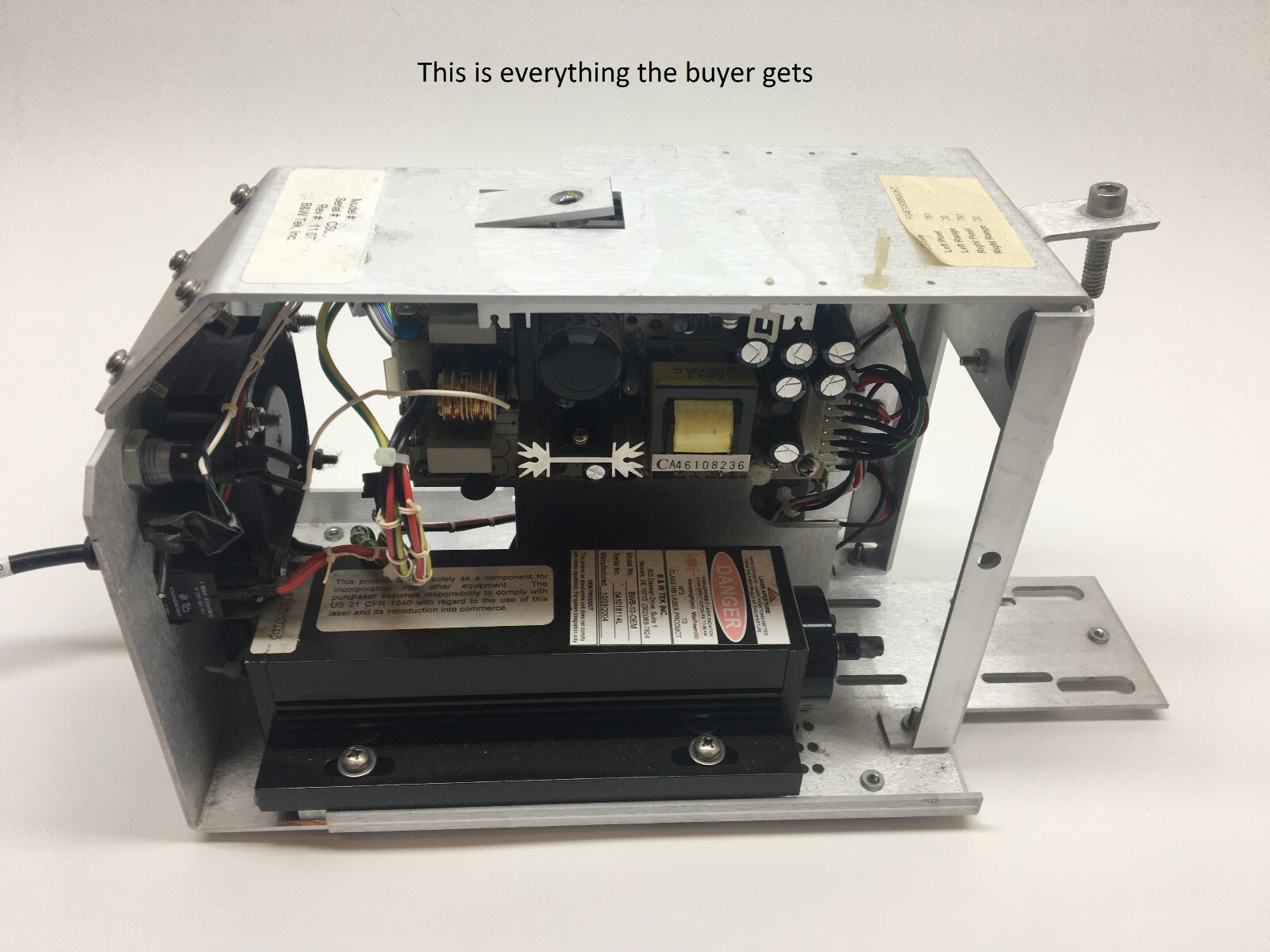 B&W Tek 473nm DPSS laser - BWTEK B&WTEK BW TEK - Diode pumped solid state RAMAN