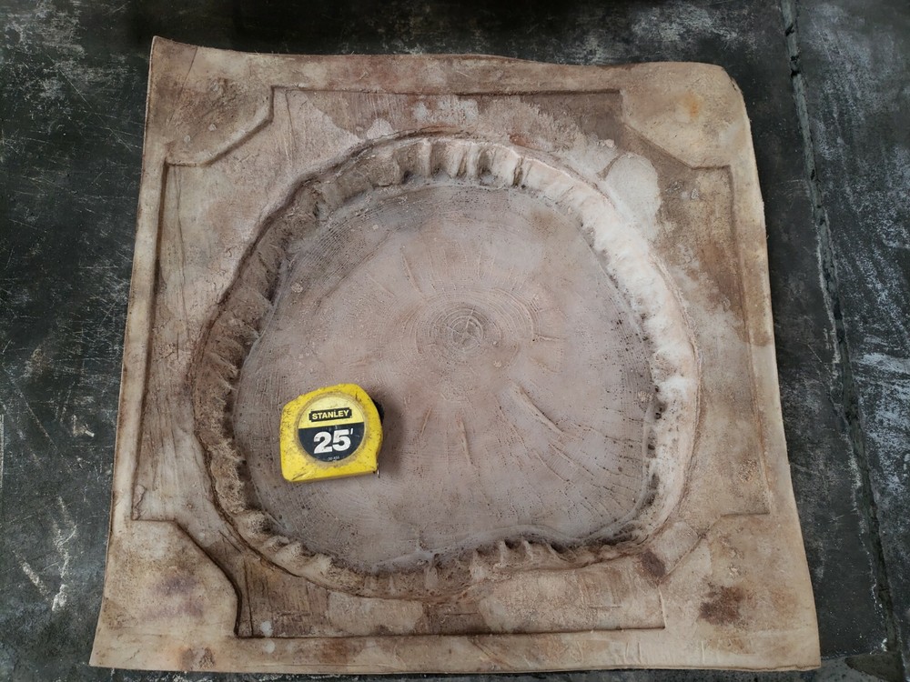 Concrete Stepping Stone Mold, Log Round Cookie