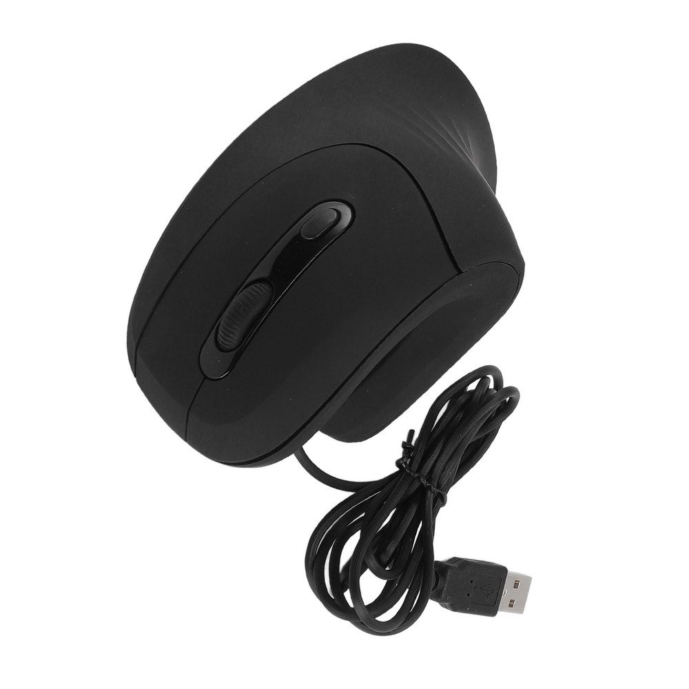 New USB Vertical Wired Mouse 4 Adjustable DPI Silent Click Ergonomic Vertical Op