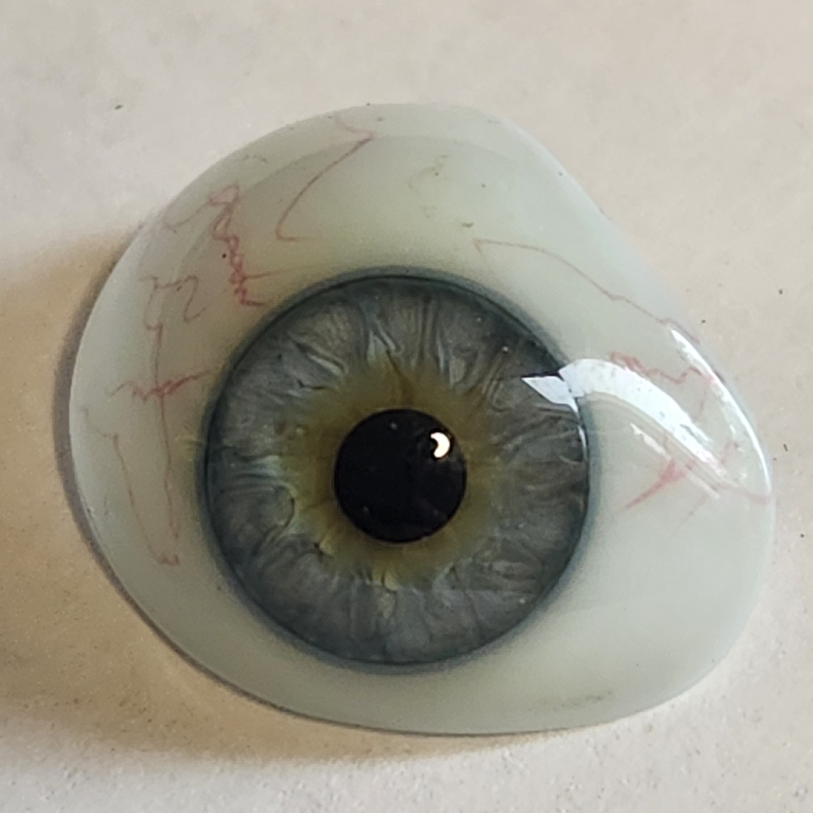 Rare Stunning Vtg Human Prosthetic Glass Eye German Hand Blown #12 Inventory