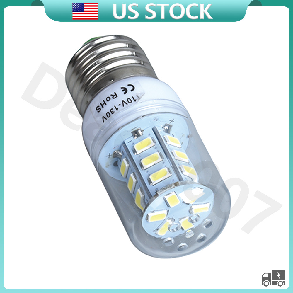 2PCS LED Refrigerator Light Corn Bulb E27 3.5W For Frigidaire Kenmore 5304511738