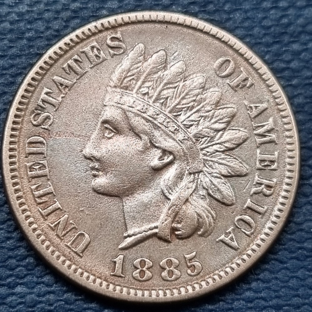 1885 Indian Head Cent 1c UNC Uncirculated #100366