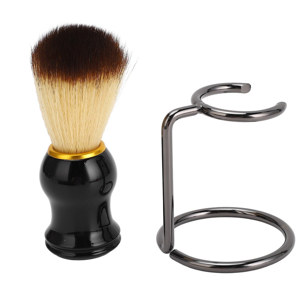 Curved Handle Shaving Brush Set For Comfortable Shaving Experience