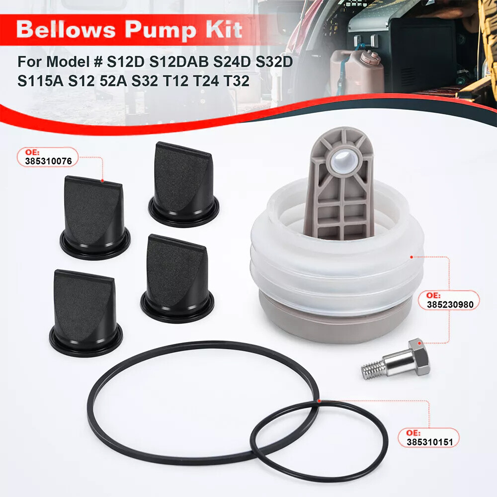 Pump Bellow Kit For Dometic SeaLand Vacuflush S J T Series OE#385230980