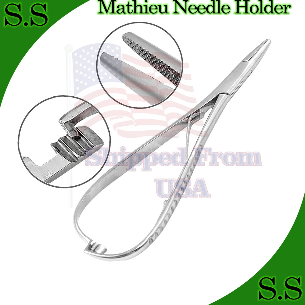 Mathieu Ligature Elastic Placing Plier 5.5" Elastomeric Orthodontic Instruments