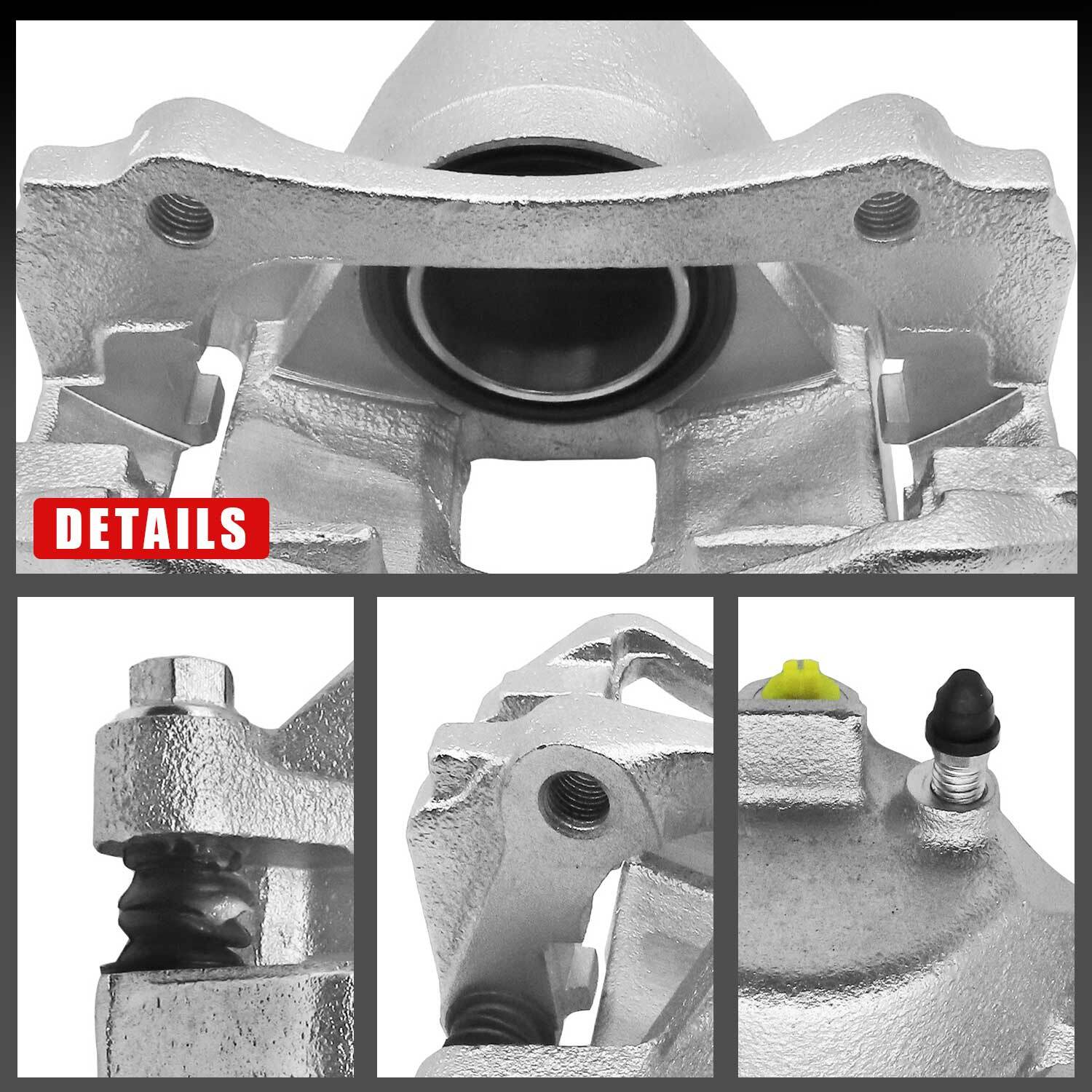 Rear Brake Calipers w/ Bracket Pair 2 for Chevy Silverado 1500 Classic GMC Yukon