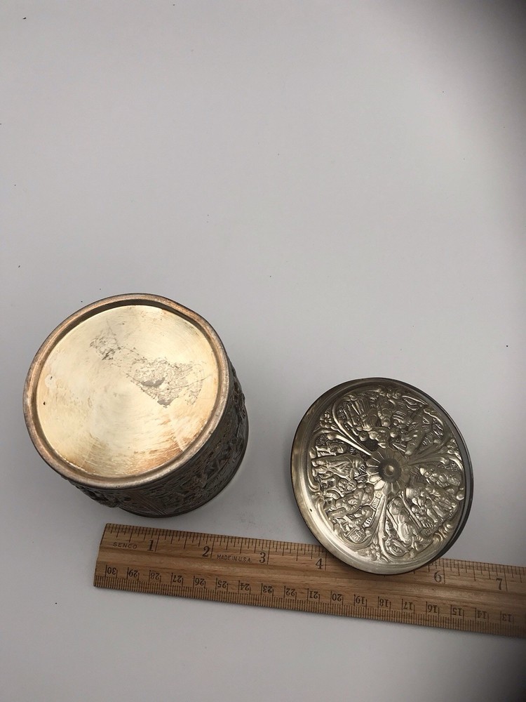 1962 Netherlands Douwe Egbert Silver Tea Caddy