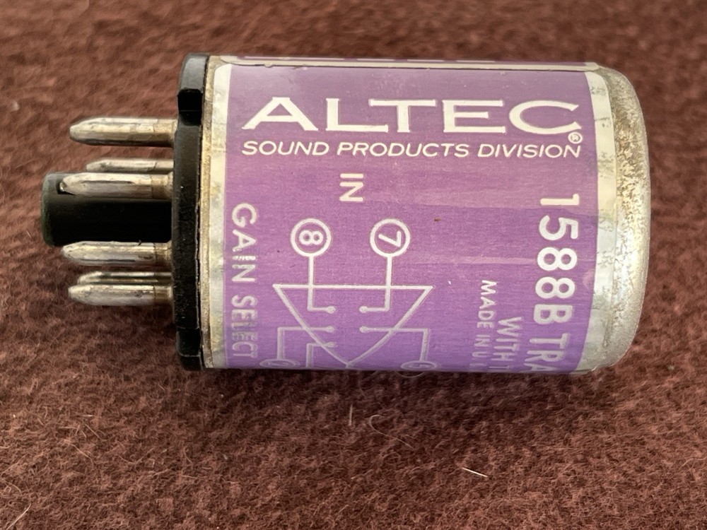 Vintage Altec 1588B Microphone Transistor Preamp Untested AS IS