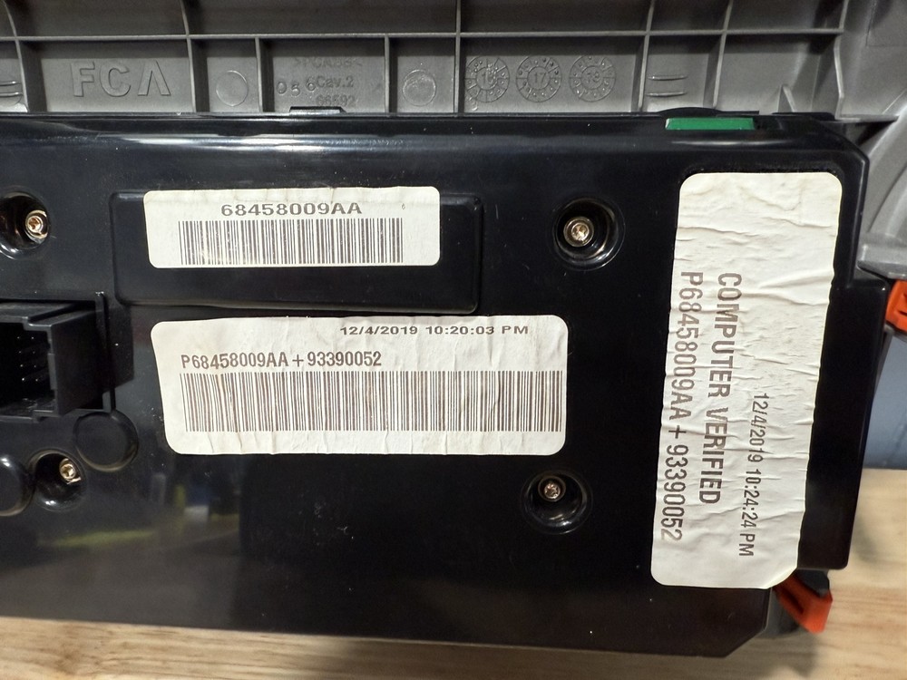 Genuine Mopar Vehicle Feature Controls Center Stack 68458009AA OEM Temperature
