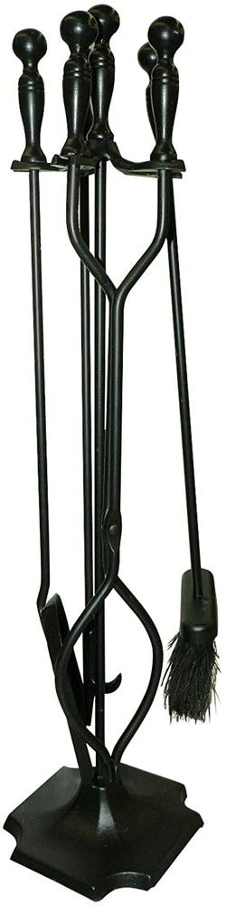 ShelterLogic 90390 Black Fireplace Toolset - 5 pc