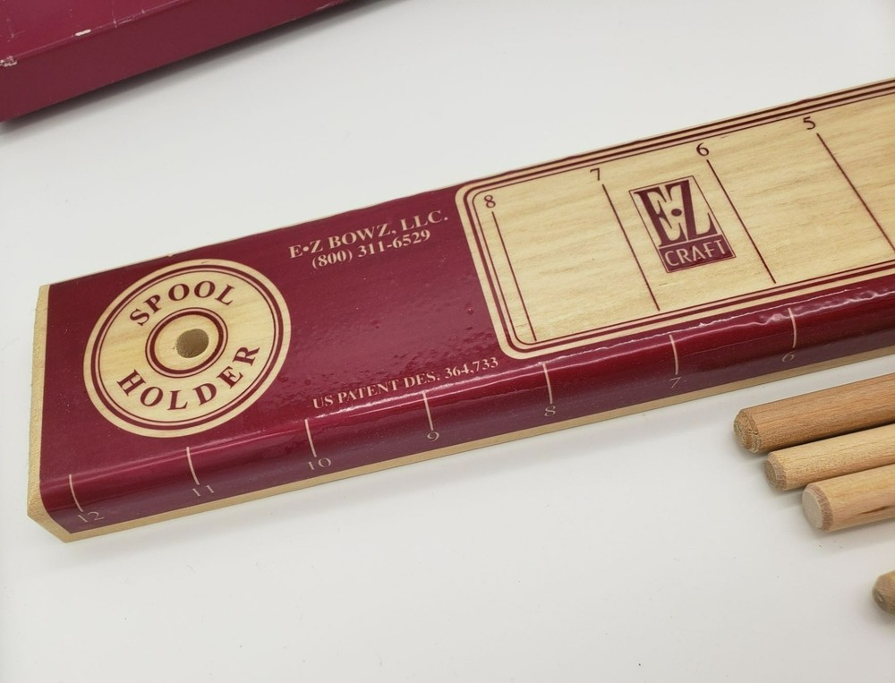 Deluxe EZ Bowmaker Bow Making Tool Wood Spool Spindle Craft Bow Maker