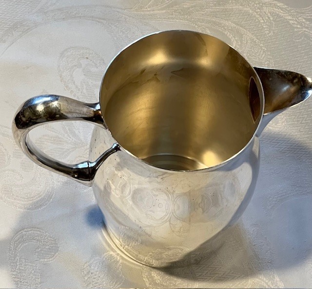 Vintage Sheridan Silver Plated Water Pitcher