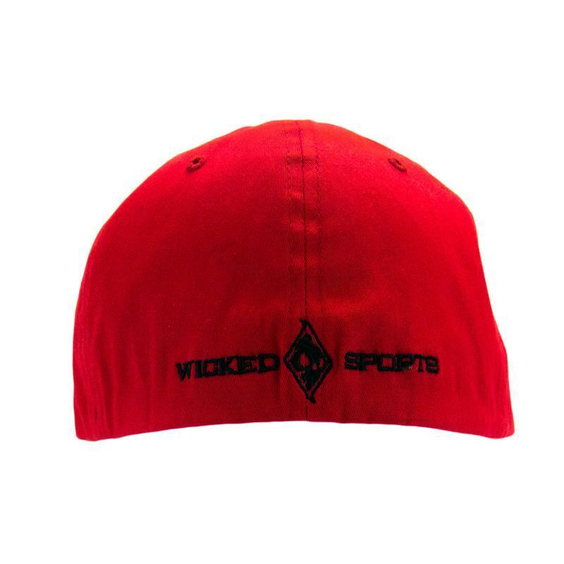 Wicked Sports FlexFit Hat - Red Size: Small/Medium