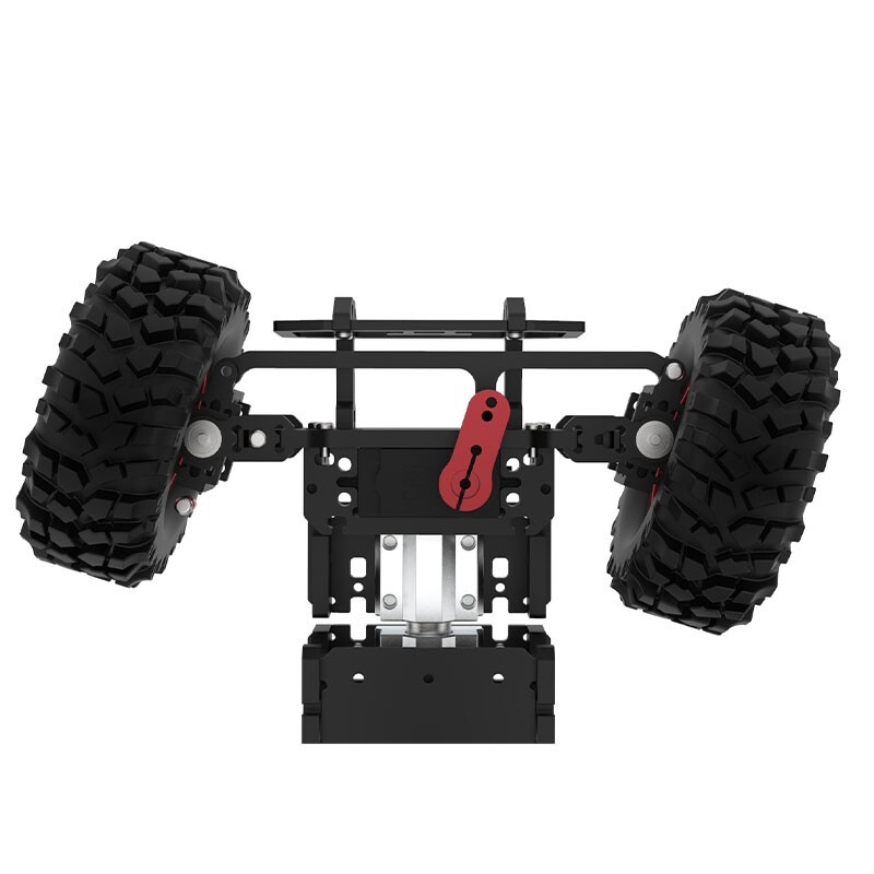 Unassembled Ackerman Intelligent Robot Chassis Supports ROS & Action Camera
