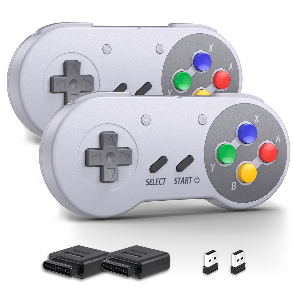 Wireless SNES Remote Game Controller For Original Super Switch Online & SFC ， PC