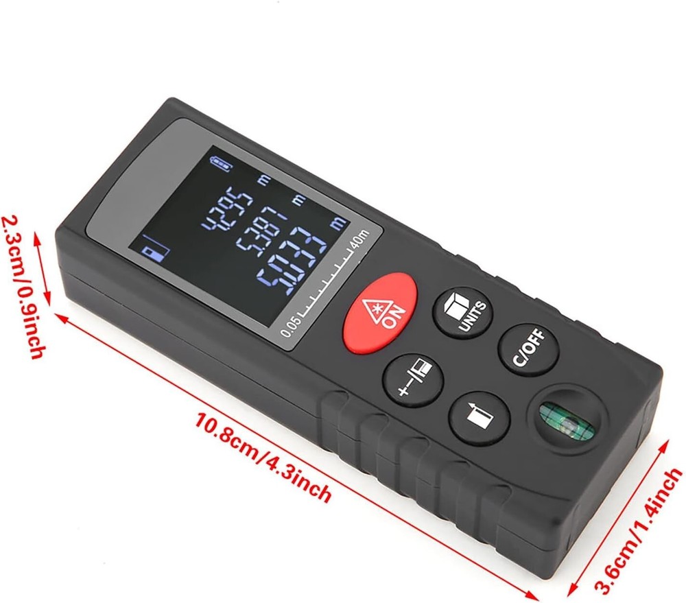 Digital rangefinder with Angular Indication Accurate Measurement for Building an