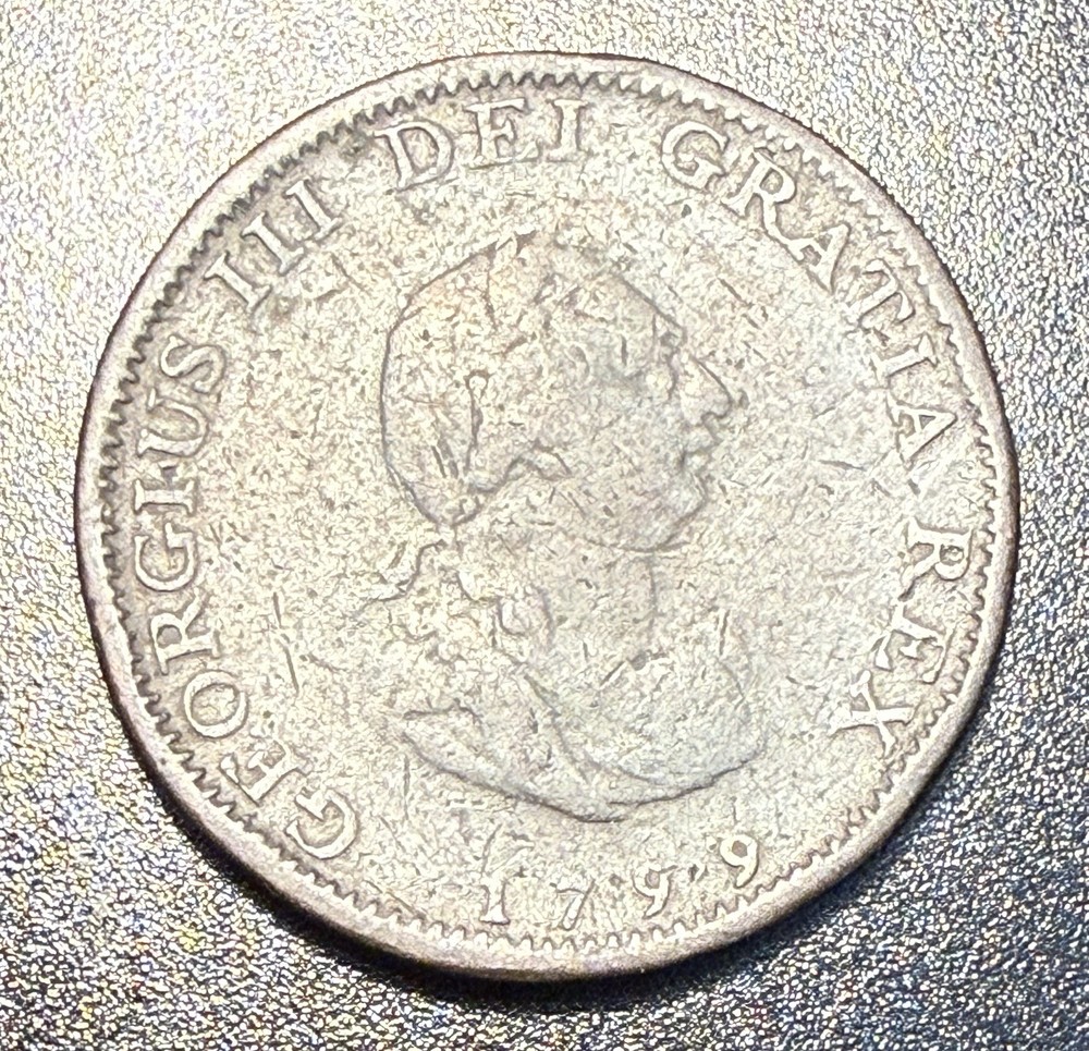 1799 British Farthing Coin