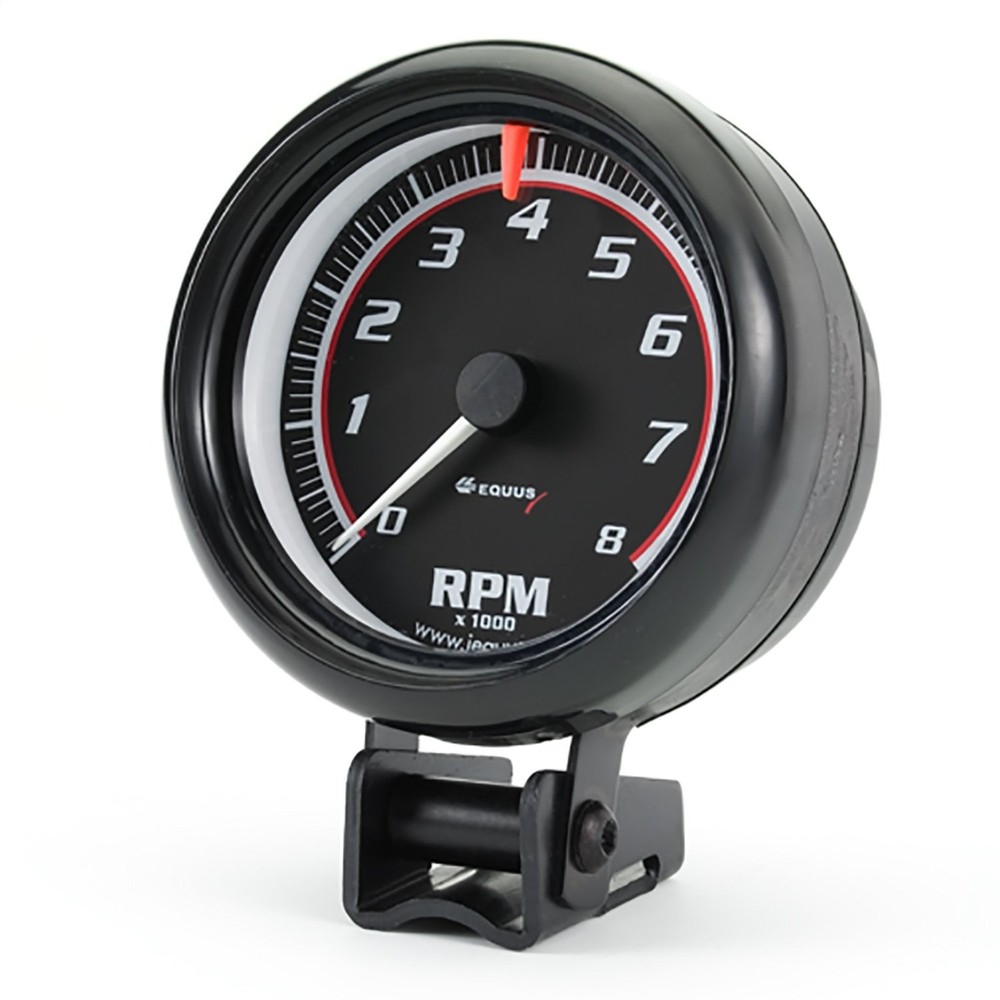 Equus 6088 3-3/8 Tachometer, Black