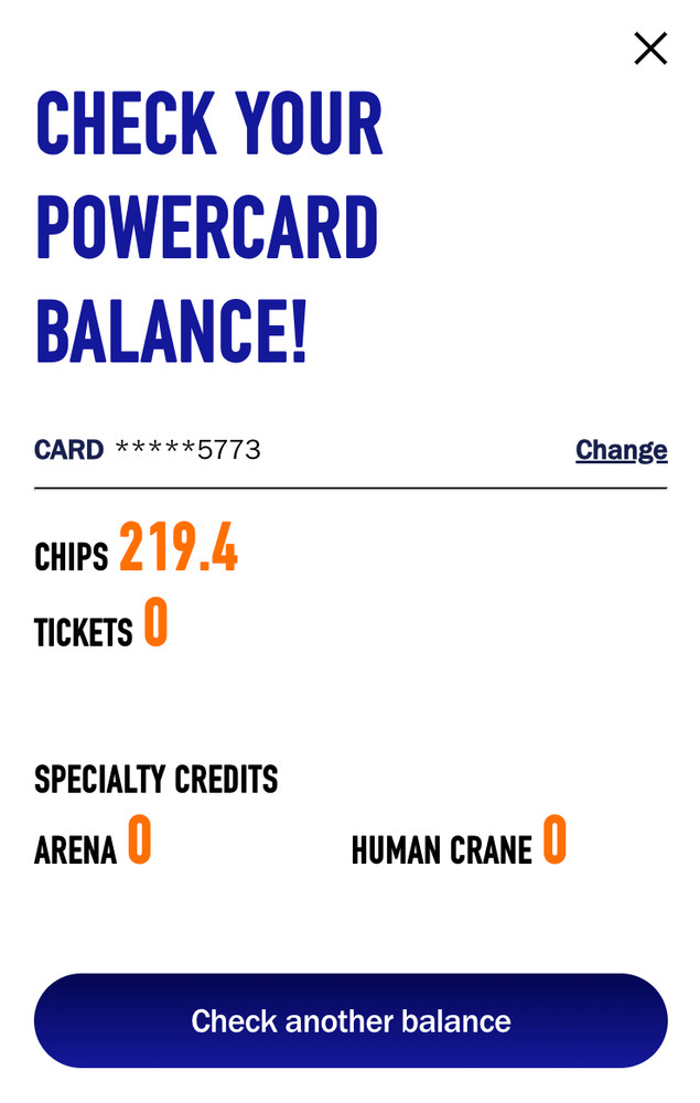 dave and buster's power card 200+ chips